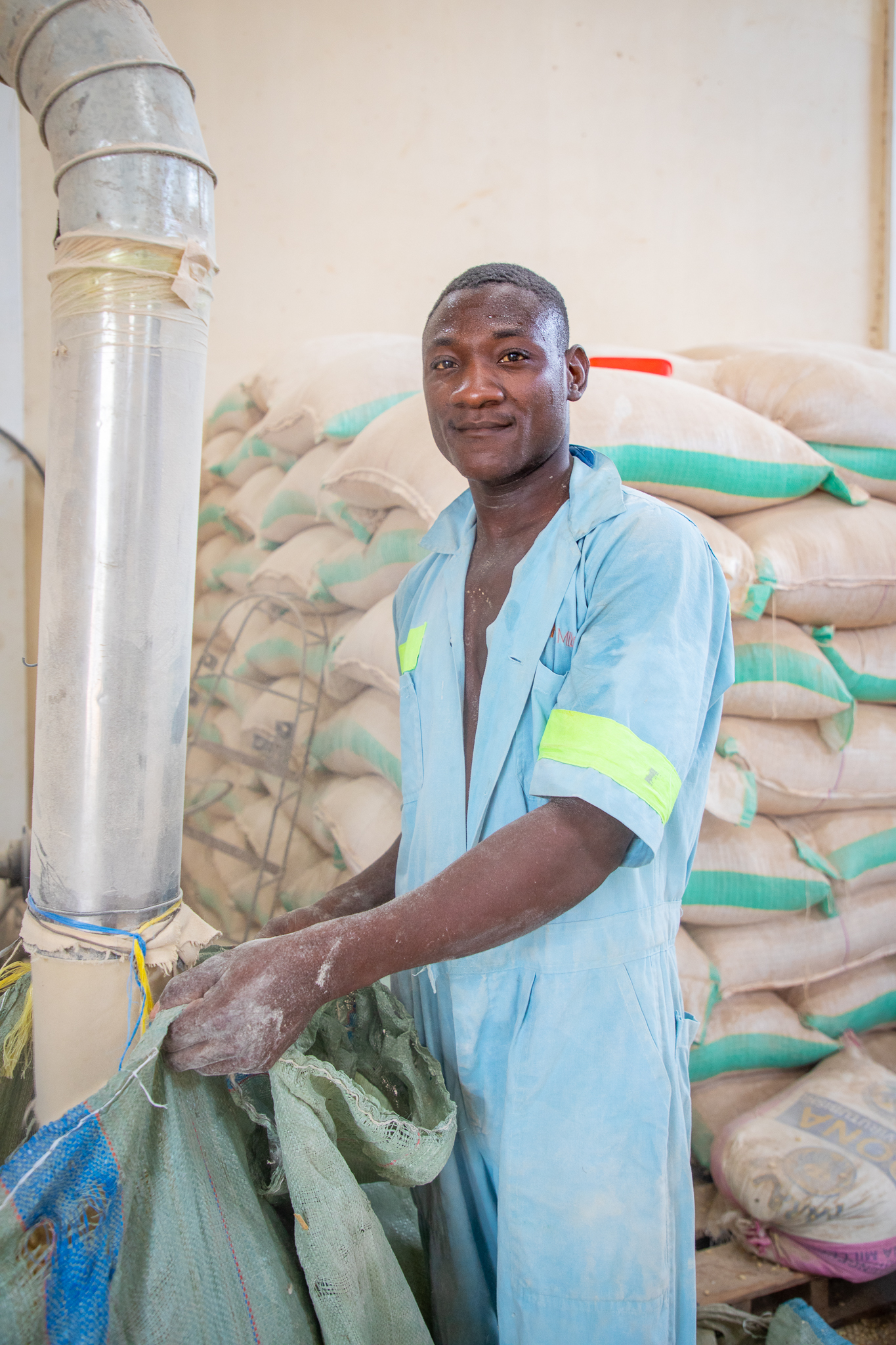 worker in Tanzania