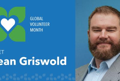 Sean Griswold's graphics and a photo of Sean