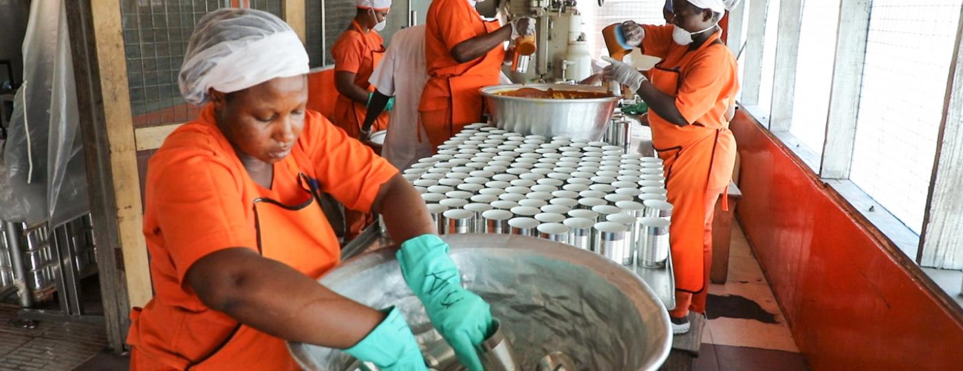 canning in Ghana